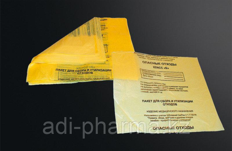 Пакеты для медицинских отходов 700*800 класс А, Б, В, Г, фото 1