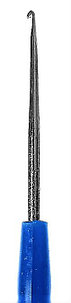 Крючок для вязания с пластиковой ручкой  d-1.5,  13 см 