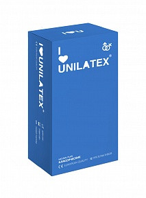 Презерватив "UNILATEX NATURAL PLAIN", классические, 12 штук + 3 в подарок