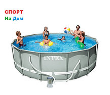 Круглый каркасный бассейн Intex 26726 (457*122 см) на 16805 литра, фото 3