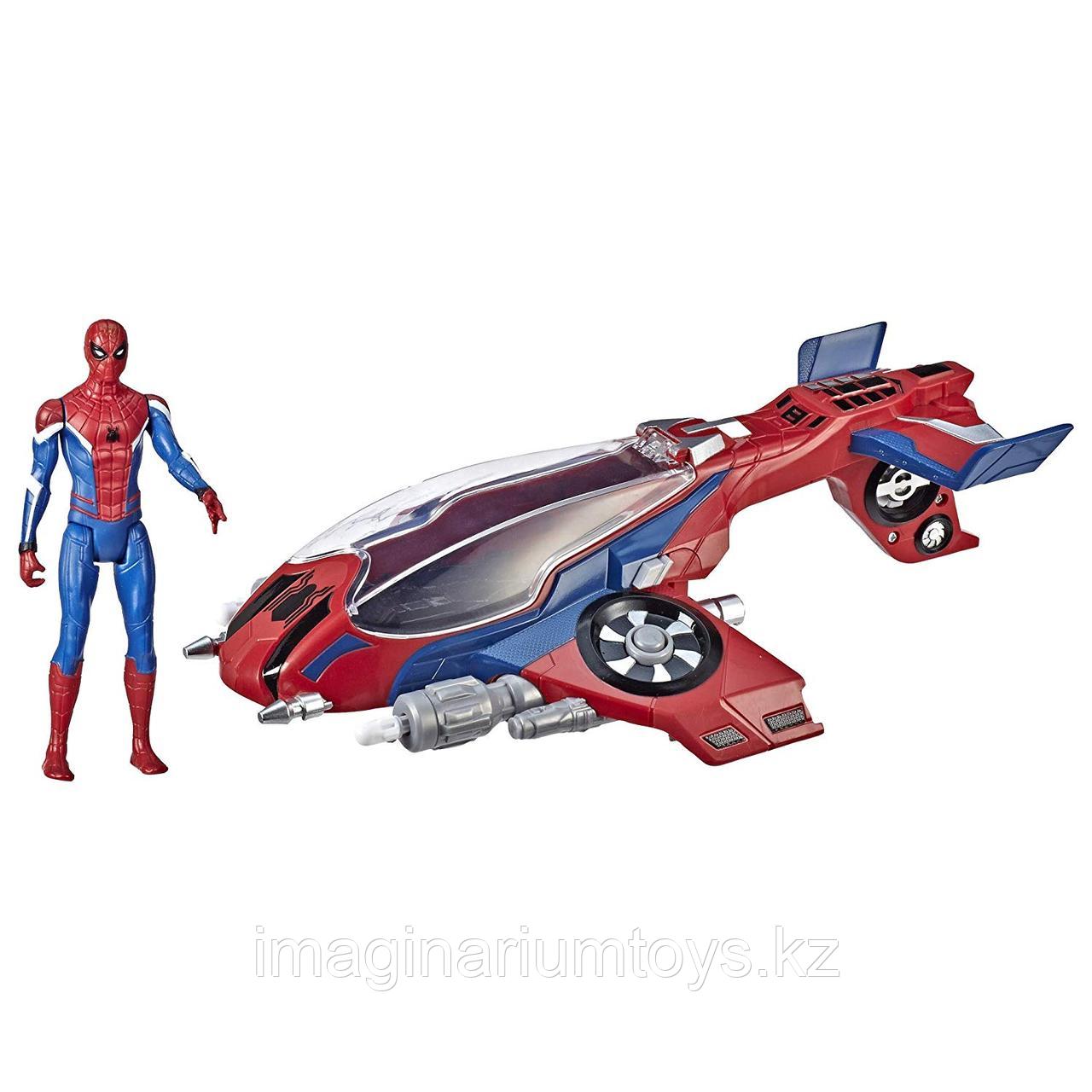 Человек-паук Spiderman с самолетом. Игровой набор Hasbro