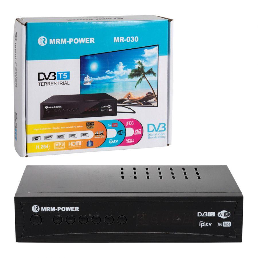 Цифровой ресивер DVB-T5 MRM-POWER MR-030 +HD плеер 1080i - фото 1 - id-p66248461
