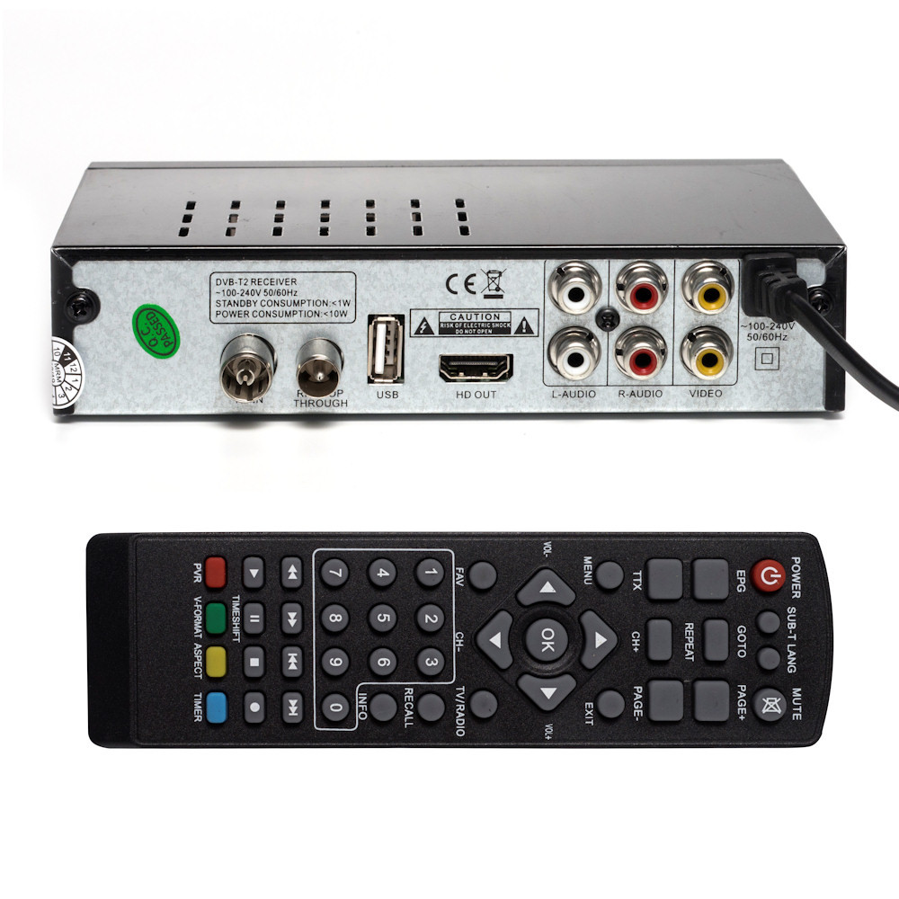 Цифровой ресивер DVB-T5 MRM-POWER MR-030 +HD плеер 1080i - фото 2 - id-p66248461