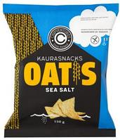 БГ Чипсы овсяные с морской солью 150 г, т. м. Oatis (пакет) Oat snacks with sea salt 150 g