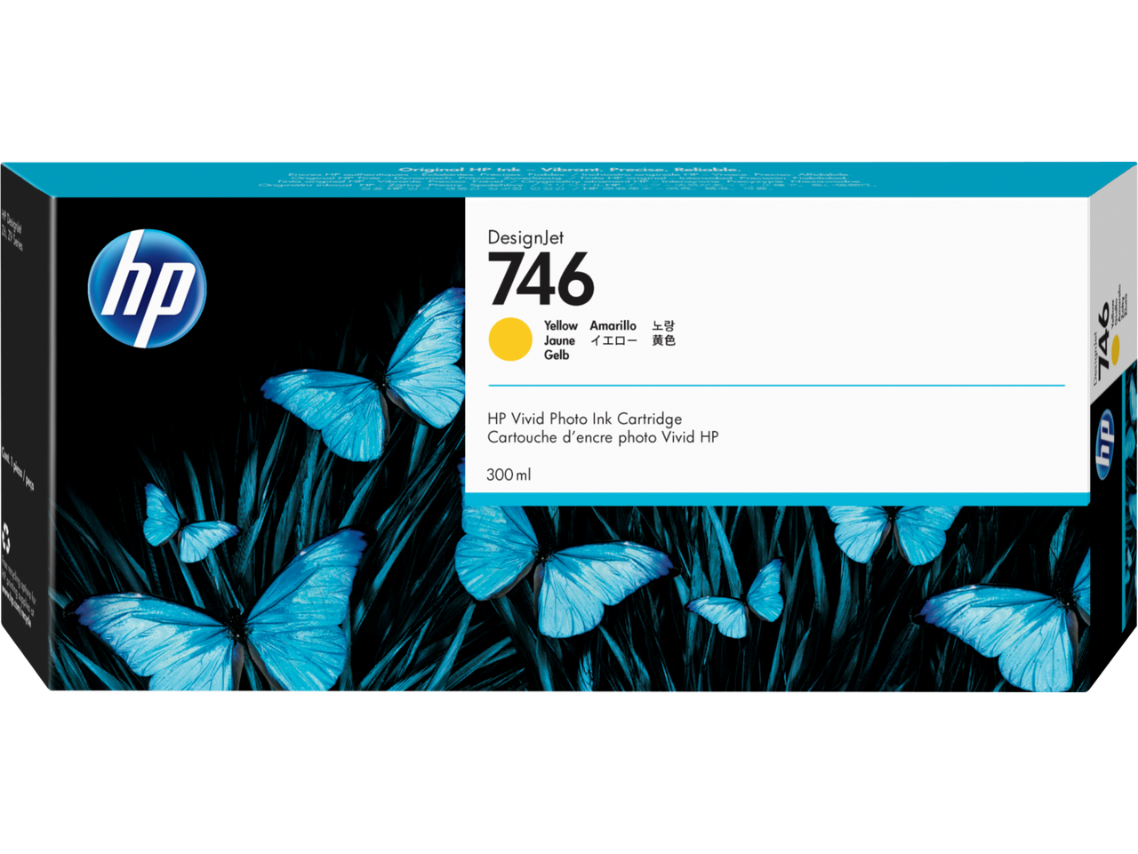 HP P2V79A Картридж желтый HP 746 для DesignJet Z6/Z9+, 300 мл