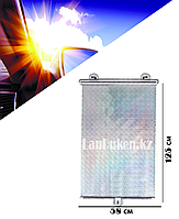 solncezashitnye vydvizhnye avtomobilnye zanaveski na prisoskah 58 h 125 sm serebristye