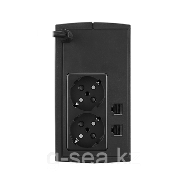 UT650E_ИБП CyberPower UT650E , Line-Interactive, 650VA/360W, 2 Schuko розеток, RJ11/RJ45, Black - фото 1 - id-p66249551