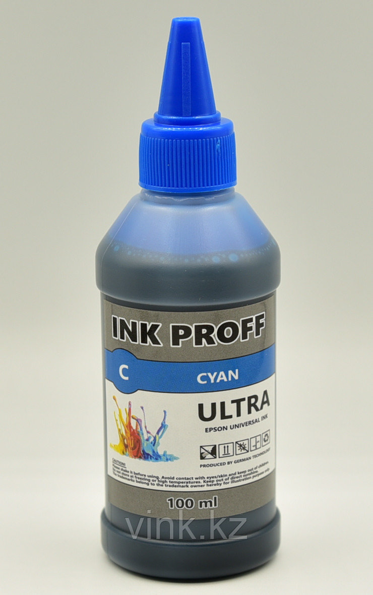 Универсальные чернила Epson InkProff Ultra Cyan 100 мл - фото 1 - id-p35188670