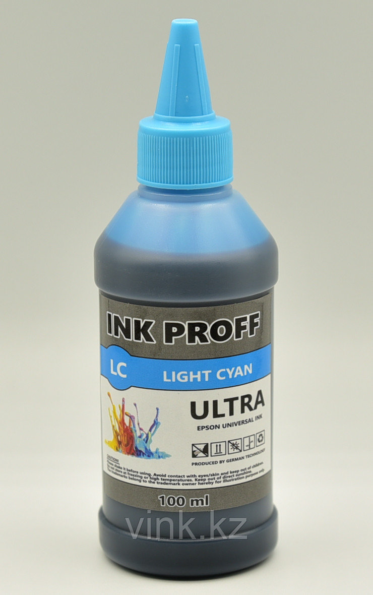 Универсальные чернила Epson InkProff Ultra Light Cyan 100 мл - фото 1 - id-p35188665