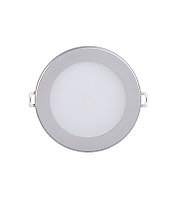 LED Спот панель круглая встраимаевая 7 w d130 4000K серебро.