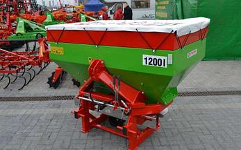 Двухдисковый разбрасыватель удобрений 1200л Tytan, Strumyk, фото 2