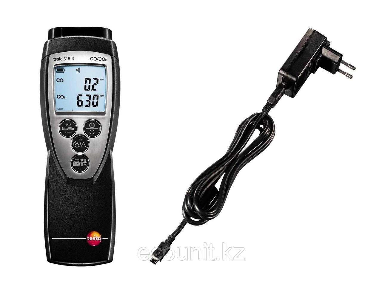 Testo Testo 315-3 Анализатор CO/CO2 в окружающей среде без Bluetooth 0632 3153 - фото 1 - id-p66271528