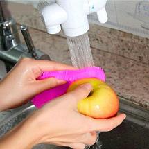 Щётка силиконовая для мытья посуды, овощей и фруктов, фото 2