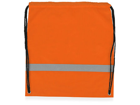 Рюкзак Россел, оранжевый с черными шнурками, фото 2