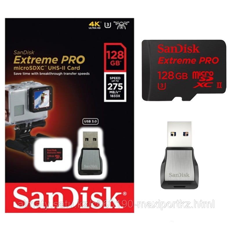Micro SD XC Sandisk Extreme Pro 128GB. UHS-II U3  275MB/S