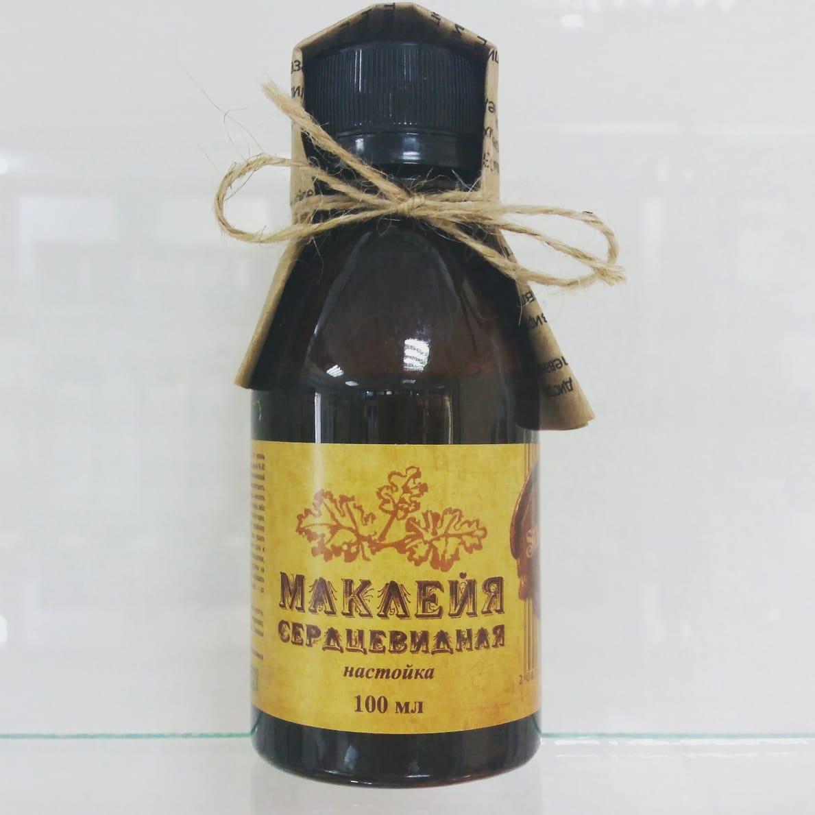 Маклейя сердцевидная, настойка (кандидоз, вирусы, инфекции), 100 мл