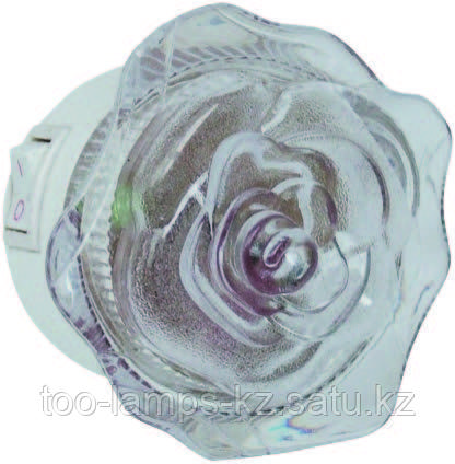 Ночной светодиодный светильник, ночник ROSE/4xRLED/WHT/220V/EU.PLUG, фото 2