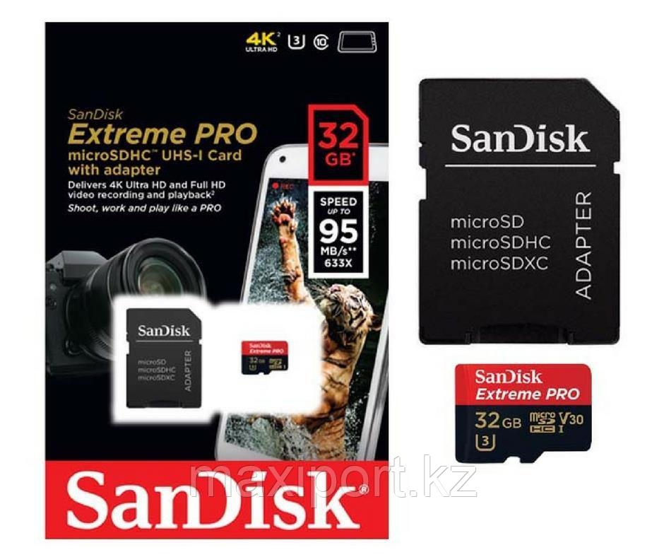 Micro SDHC Sandisk Extreme Pro  32GB 95MB/S UHS-I U3