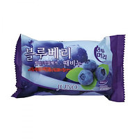 Juno Пилинг - мыло с голубикой Blueberry Peeling Soap / 150 гр.