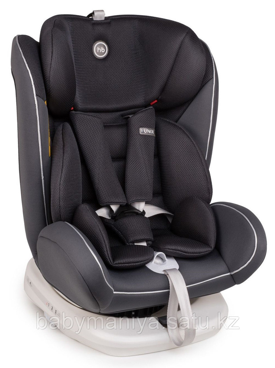 Автокресло Happy Baby 0-36 кг Unix Silver
