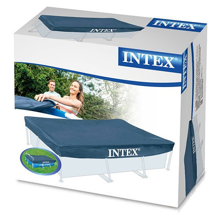 Прямоугольный тент для каркасного бассейна Intex 28038 (300*200 см), фото 2