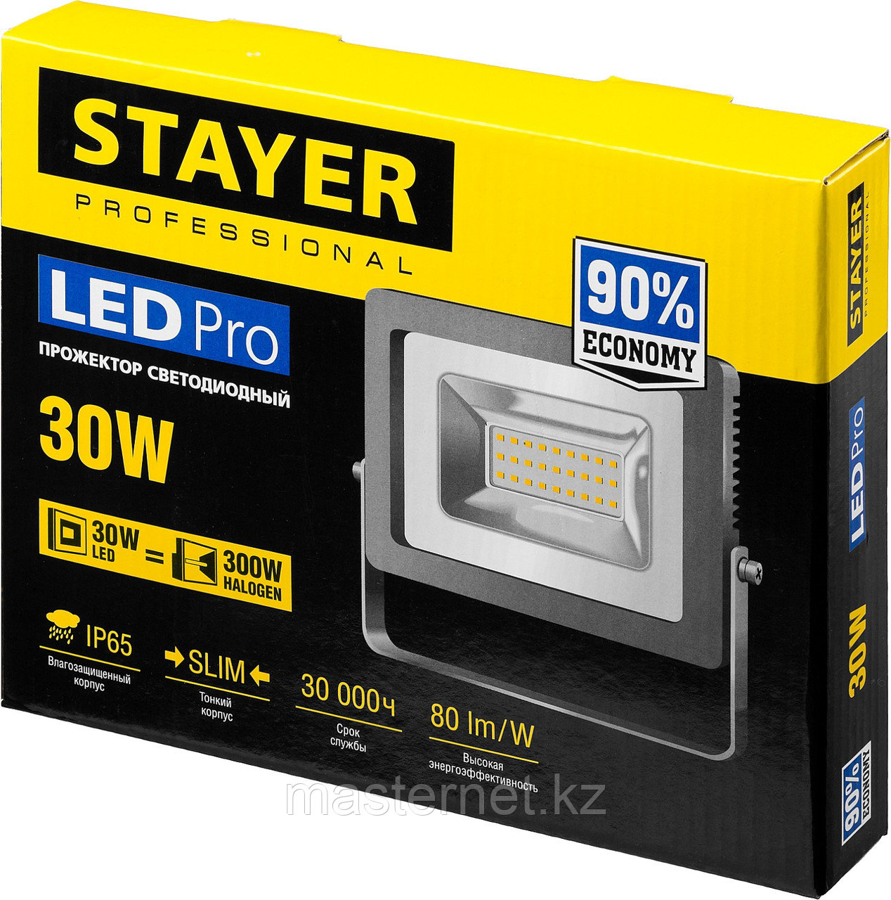 STAYER LED-Pro 30 Вт прожектор светодиодный, 57131-30 - фото 4 - id-p64233854