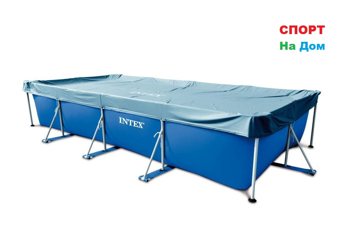Прямоугольный тент для каркасного бассейна Intex 28039 (450*220 см)