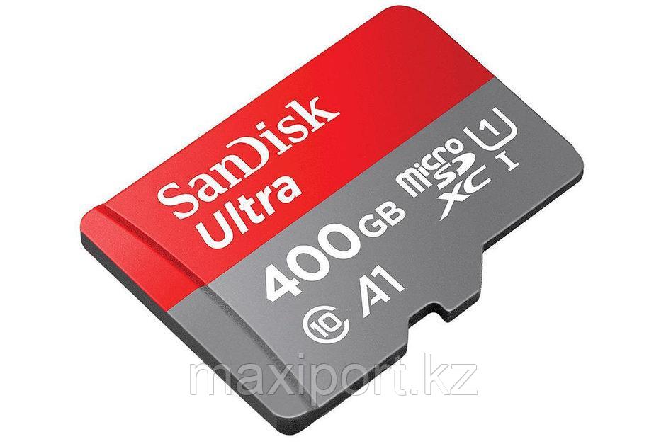 Micro SDXC Sandisk ultra 400G 100MB/S UHS-I 10 CLASS - фото 2 - id-p66283215