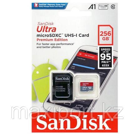 Micro SDXC  Sandisk ultra 256GB  95MB/S UHS-1  10CLASS, фото 2