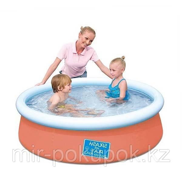 Детский надувной круглый бассейн с надувным дном, Bestway 57241, 152x38см - фото 2 - id-p66284225