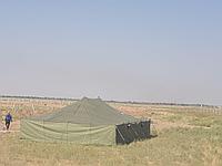 Палатка из брезента армейская