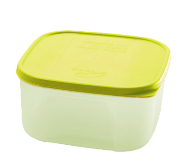 Емкость для продуктов "Bio" квадратная 1,1 л
