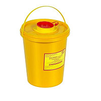 Емкость для сбора острого инструментария класс Б желтая 10 л