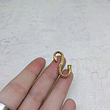 Застёжка для плетеного шнура, 27х14х3мм, фото 3