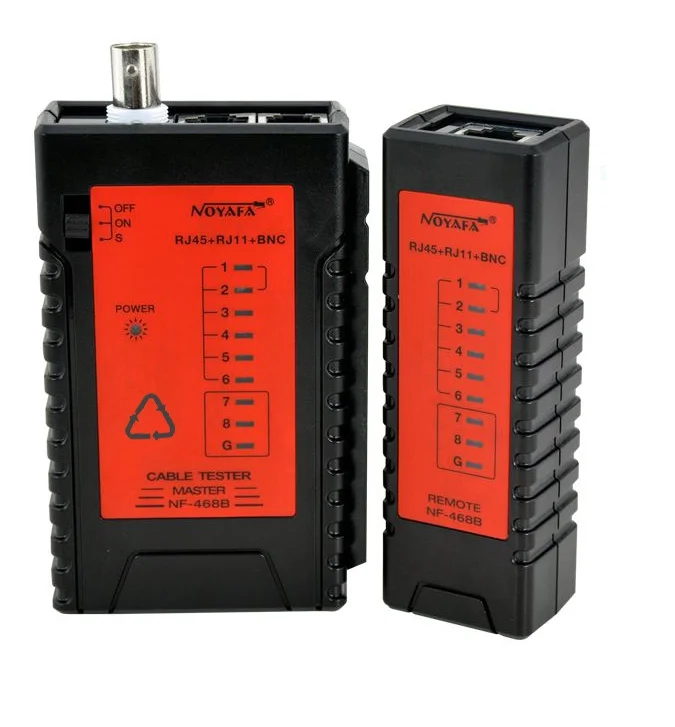 Тестер LAN-сетей RJ45,RJ11,RJ12, BNC (NF-468B)