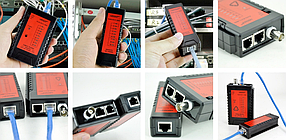 Тестер LAN-сетей RJ45,RJ11,RJ12, BNC, фото 2