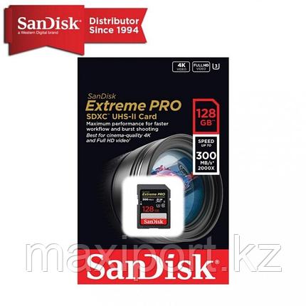 Sdxc CARD Sandisk extreme pro 128GB 300MB/S UHS-II U3, фото 2