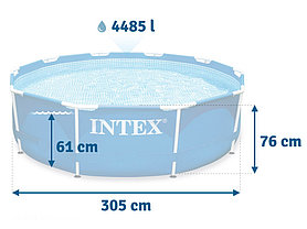 Бассейн каркасный INTEX 28202 (305х76 см) на 4485 литров, фото 2