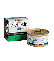 Schesir консервы для кошек (с тунцом и морскими водорослями) 85 гр.