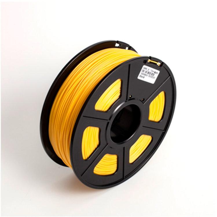 Пластик для 3D принтеров PLA, SUNLU, светящийся, желтый