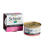 Schesir консервы для кошек (с тунцом и ветчиной) 85 гр., фото 1