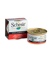 Schesir консервы для кошек (с тунцом и креветками) 85 гр., фото 1