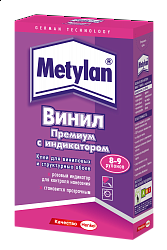 Клей обойный с индикатором "МЕТИЛАН ВИНИЛ ПРЕМИУМ" 300 гр/ METYLAN