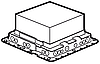 Монтажная коробка для бетонных полов, 16 модулей/24 модуля