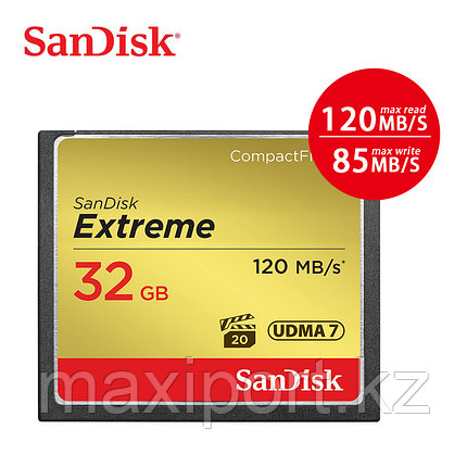 Compactflash Card Sandisk extreme 32GB  120MB/S, фото 2