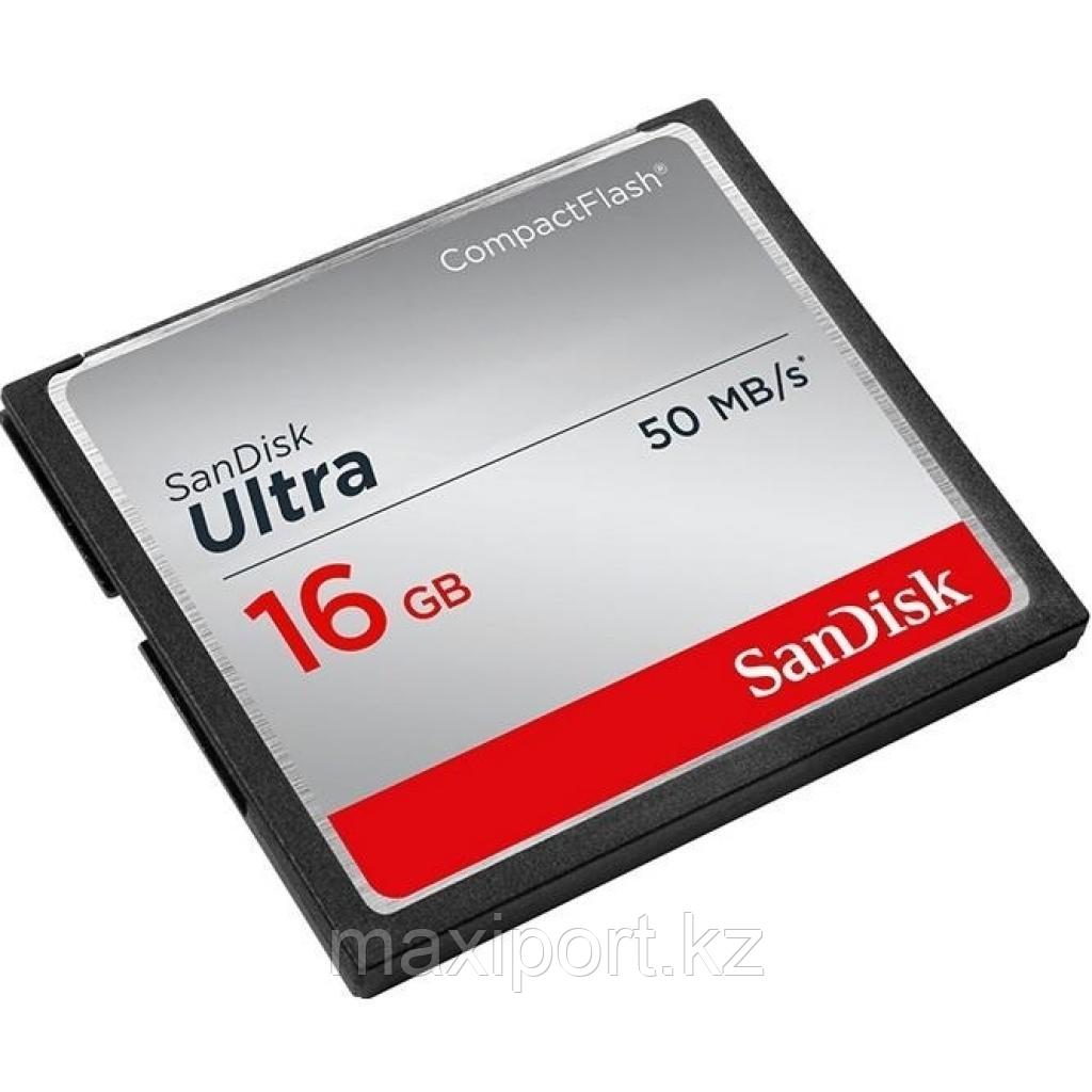 Compactflash Card Sandisk ultra 16GB 50MB/S - фото 1 - id-p66342438