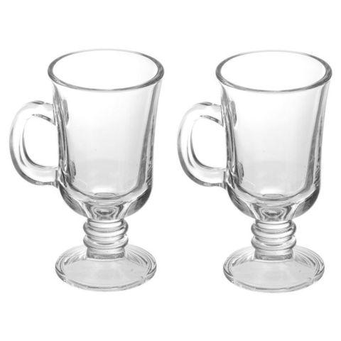 Набор стеклянных кружек для ирландского кофе и глинтвейна LIVING HOME [6 шт.] - фото 2 - id-p66345638