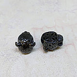 Бусина Голова медведя, 15х14х10мм, фото 2