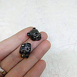 Бусина Голова медведя, 15х14х10мм, фото 3