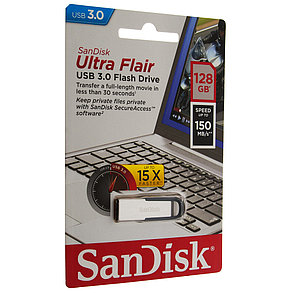 Sandisk  Ultra Flair 128GB  150MB/S  USB3.0 Flash Drive, фото 2